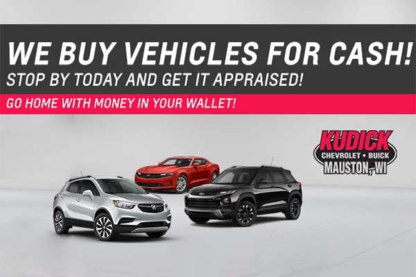 We Buy Vehicles For Cash!